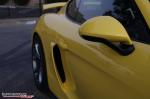 Porsche Cayman GT4 in Yellow by Impressive Wrap 2016 года